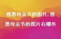 感恩母亲节的图片有哪些【精品文案100句】 感恩母亲节的图片有哪些【精品文案100句】