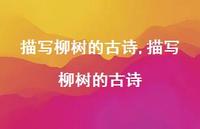描写柳树的古诗【精品文案100句】 描写柳树的古诗【精品文案100句】