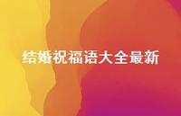 结婚祝福语大全较新合集69句精选 结婚祝福语大全较新合集69句精选