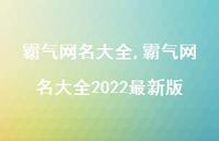 霸气网名大全2022较新版【精品文案100句】