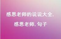 感恩老师,句子(100句) 感恩老师,句子(100句)