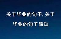 关于毕业的句子简短【精品文案100句】