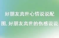 好朋友离世的伤感说说(100句)