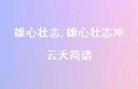 雄心壮志冲云天简谱【精品文案100句】