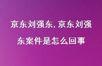 京东刘强东案件是怎么回事【精品文案100句】 京东刘强东案件是怎么回事【精品文案100句】