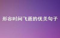 形容时间飞逝的优美句子(精选63句)