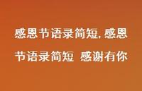感恩节语录简短 感谢有你【100句文案精选】 感恩节语录简短 感谢有你【100句文案精选】
