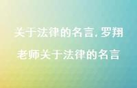 罗翔老师关于法律的名言【精品文案100句】