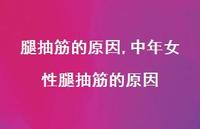 中年女性腿抽筋的原因(100句)