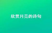 欣赏月亮的诗句(精选54句)