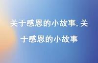 关于感恩的小故事【精品文案100句】 关于感恩的小故事【精品文案100句】