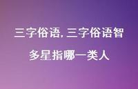 三字俗语智多星指哪一类人【100句文案精选】 三字俗语智多星指哪一类人【100句文案精选】