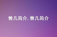 曾几简介【精品文案100句】
