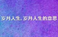 岁月人生的意思【精品文案100句】