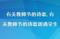 有关教师节的诗歌朗诵学生【100句文案精选】