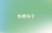 伤感句子67句汇总