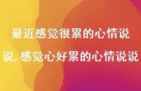 感觉心好累的心情说说(100句)