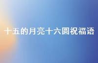 十五的月亮十六圆祝福语75句汇总