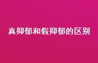 真抑郁和假抑郁的区别(精选40句) 真抑郁和假抑郁的区别(精选40句)