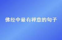 佛经中最有禅意的句子40句汇总 佛经中最有禅意的句子40句汇总