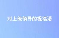 对上级领导的祝福语合集49句精选