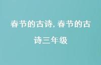 春节的古诗三年级【精品文案100句】 春节的古诗三年级【精品文案100句】