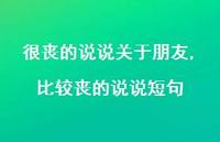 比较丧的说说短句【100句文案】 比较丧的说说短句【100句文案】