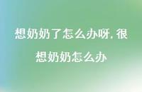 很想奶奶怎么办【精选100句】