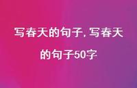 写春天的句子50字【精品文案100句】