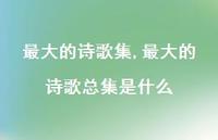 较大的诗歌总集是什么【精品文案100句】 较大的诗歌总集是什么【精品文案100句】