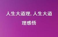人生大道理感悟【精品文案100句】