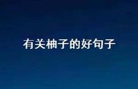 有关柚子的好句子(精选75句)