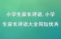 小学生家长评语大全简短出色【精品文案100句】
