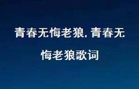 青春无悔老狼歌词【100句文案精选】 青春无悔老狼歌词【100句文案精选】