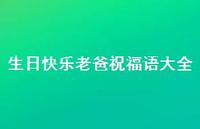 生日快乐老爸祝福语大全合集61句精选