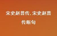 宋史赵普传断句【81句文案精选】 宋史赵普传断句【81句文案精选】