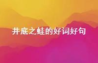 井底之蛙的好词好句(精选68句) 井底之蛙的好词好句(精选68句)