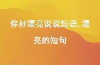 漂亮的短句(100句)