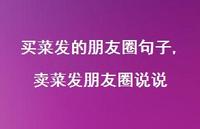 卖菜发朋友圈说说【精选100句】