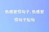 伤感爱情句子短句【100句文案精选】
