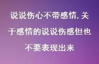 关于感情的说说伤感但也不要表现出来【100句文案】 关于感情的说说伤感但也不要表现出来【100句文案】