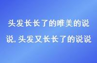 头发又长长了的说说(100句) 头发又长长了的说说(100句)