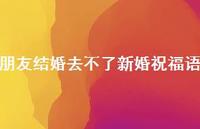 朋友结婚去不了新婚祝福语合集73句精选