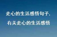 有关走心的生活感悟【精品文案100句】 有关走心的生活感悟【精品文案100句】