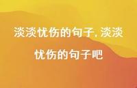淡淡忧伤的句子吧【100句文案精选】 淡淡忧伤的句子吧【100句文案精选】