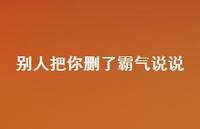 别人把你删了霸气说说60句汇总 别人把你删了霸气说说60句汇总