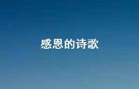 感恩的诗歌67句汇总 感恩的诗歌67句汇总