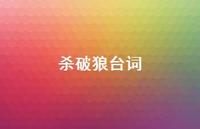 杀破狼台词57句汇总 杀破狼台词57句汇总