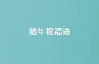 猪年祝福语72句汇总