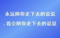 我会陪你走下去的说说(100句) 我会陪你走下去的说说(100句)